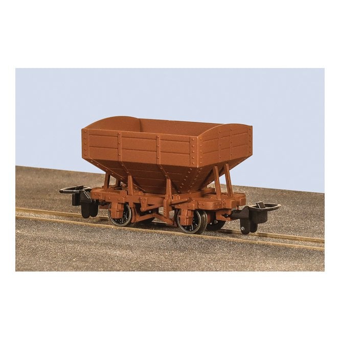 Peco OO-9 Snailbeach District Railways 4-Wheel Hopper Wagon Brown