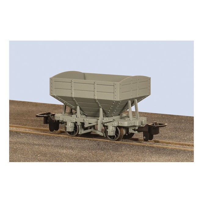 Peco OO-9 Snailbeach District Railways 4-Wheel Hopper Wagon Grey