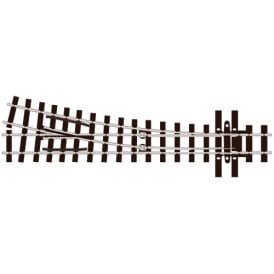 OO-9 Turnout, 457mm Medium Radius, Right Hand(Mainline Sleepers)
