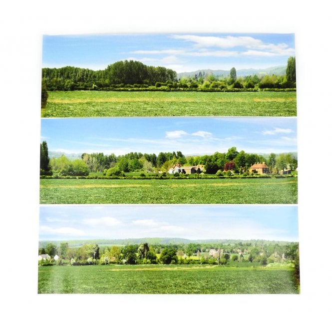 Gaugemaster Open Field Small Photo Backscene (1372x152mm)