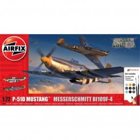 P-51D Mustang vs Bf109F-4 Dogfight Double (1:72)