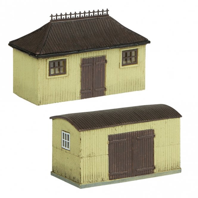 Scenecraft Pagoda Shed and Store Chocolate and Cream (N)