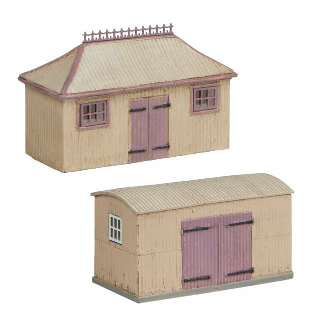 Scenecraft Pagoda Shed and Store Salmon and Cream (N)