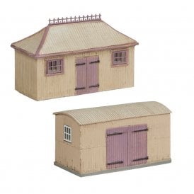 Pagoda Shed and Store Salmon and Cream (N)