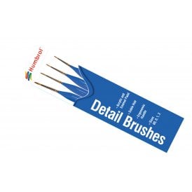 Paint Brush Pack - Detail Ergonomic Handle 00 - 0 - 1 - 2