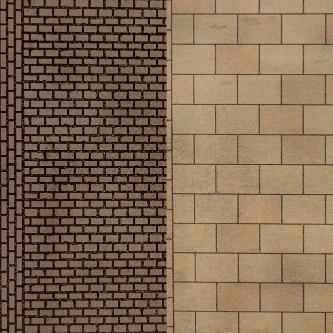 Metcalfe N Paving & Cobble Sheets - N Scale