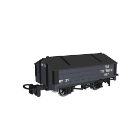 Peaked Roof Van Dark Grey ‘Tin’ No.35 (OO-9)