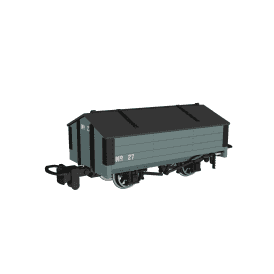 Peaked Roof Van Plain Grey No.27 (OO-9)