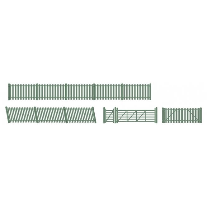 Ratio Picket fencing - green (inc. Gates & ramps)