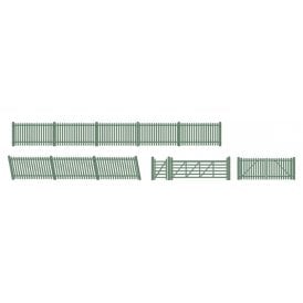 Picket fencing - green (inc. Gates & ramps)