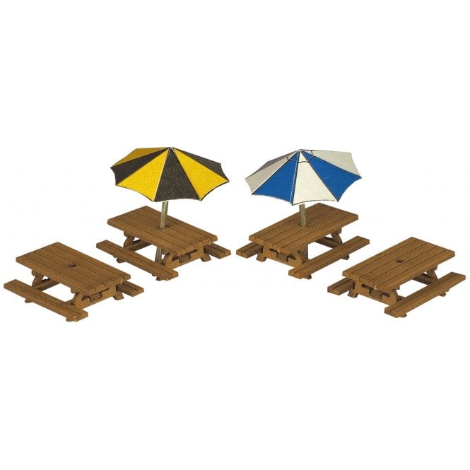 Metcalfe N Picnic Tables - N Scale
