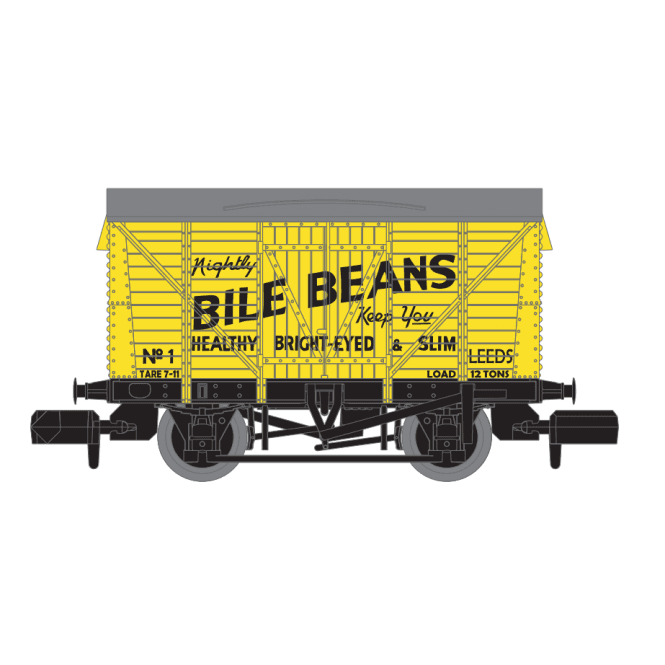 Peco Planksided Vanfit Bile Beans Leeds No.1 (N) (MBMS Excl)