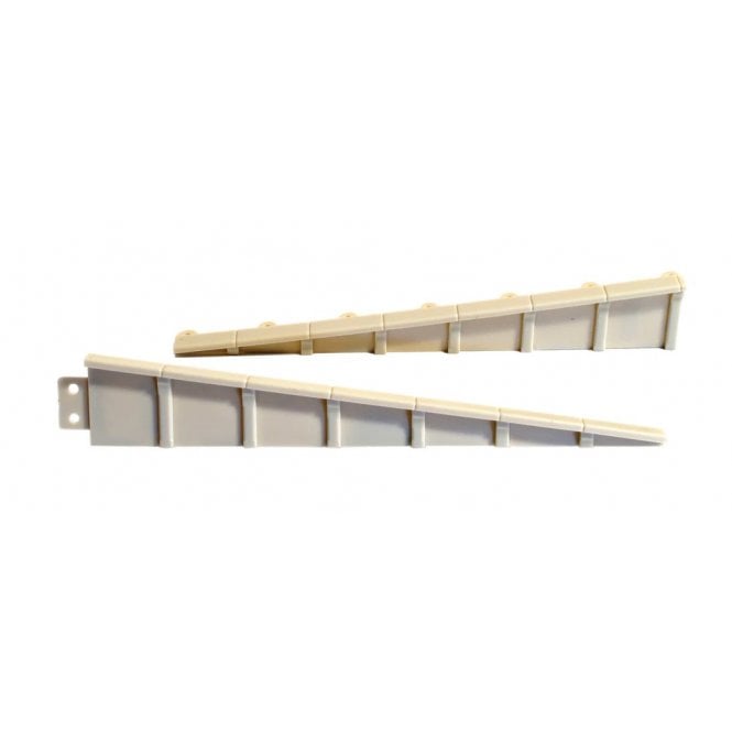 Peco Platform Edging Ramps - concrete type (OO)