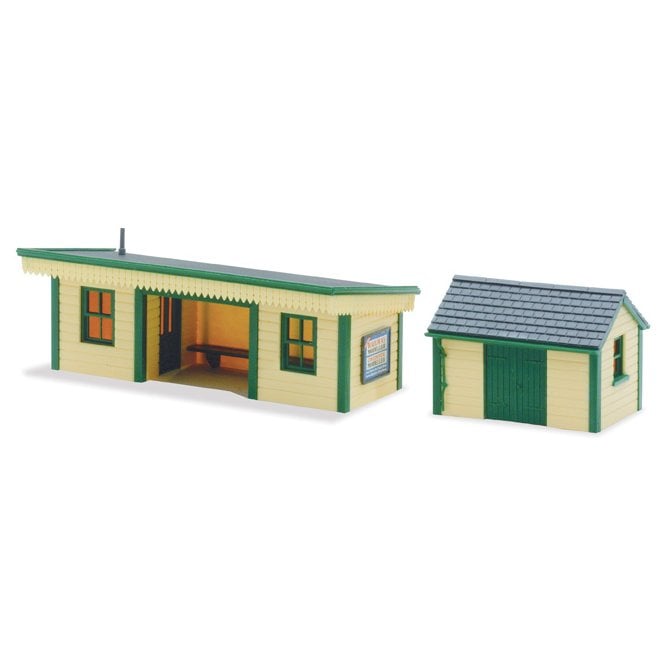 Peco Platform Shelter & Hut - timber type