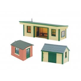Platform shelter - wooden type with 2 huts