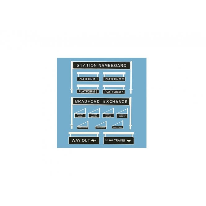 Modelscene Platform Signage