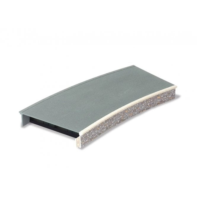 Peco Platform System - Curved Unit - stone type