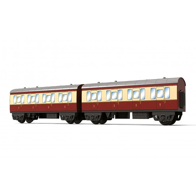 Hornby Playtrains: Crimson & Cream Steam Train Coach Pack
