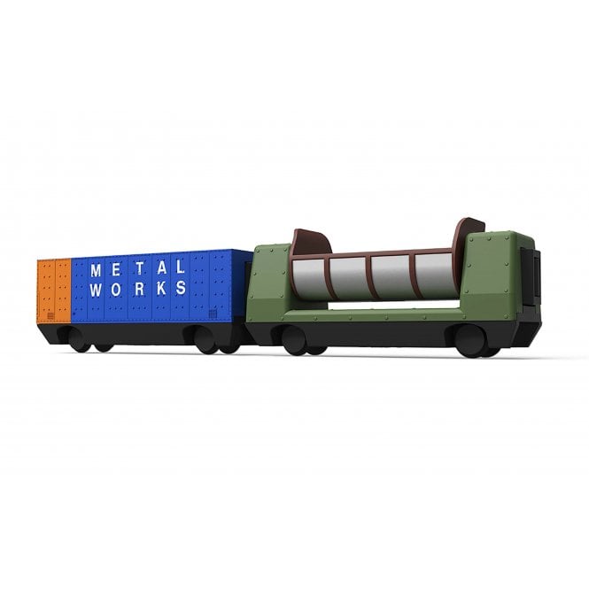 Hornby Playtrains: Metal Works Open and Tipper Wagon Pack