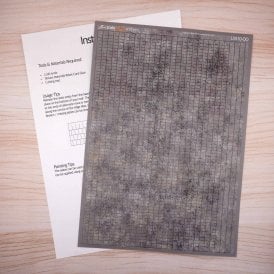 Pre-Weathered Laser Cut Roof Slates – Laser-cut kit (OO)