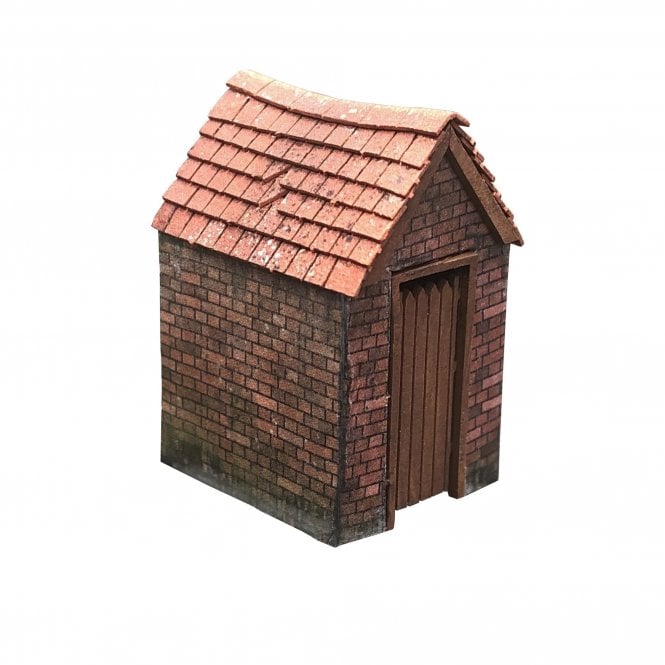 Scale Model Scenery Privy/Outhouse – Laser-cut kit (OO)
