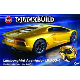 QUICKBUILD Lamborghini Aventador LP 700-4 Yellow