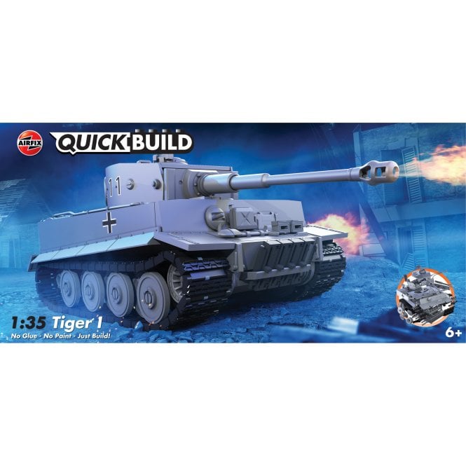 Airfix QuickBuild QUICKBUILD Tiger I Tank (1:35)