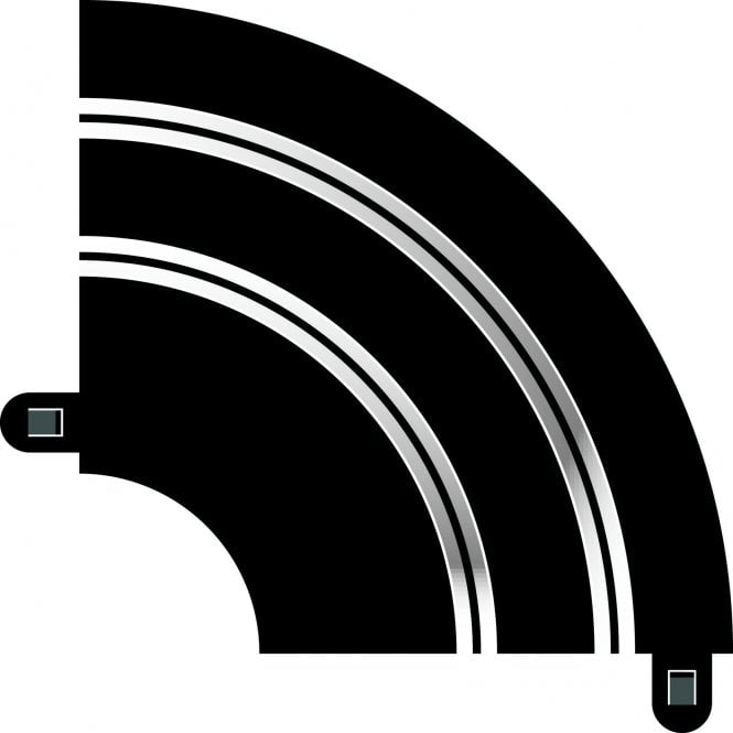 Scalextric Radius 1 Hairpin Curve 90° x 2