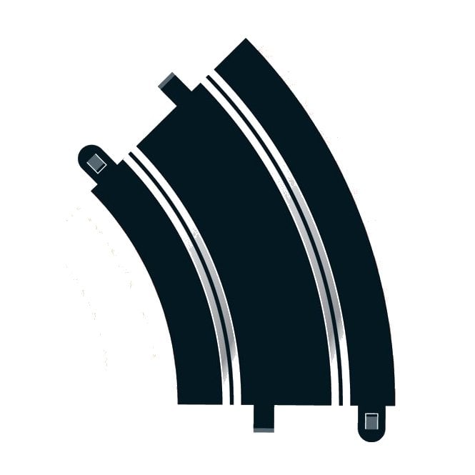 Scalextric Radius 2 Curve 45° x 2