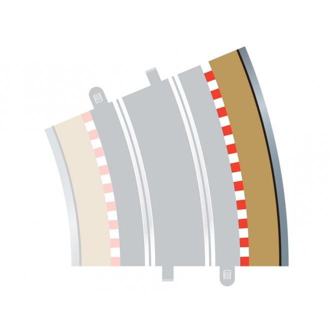 Scalextric Radius 4 Curve Outer Borders 22.5° x 4