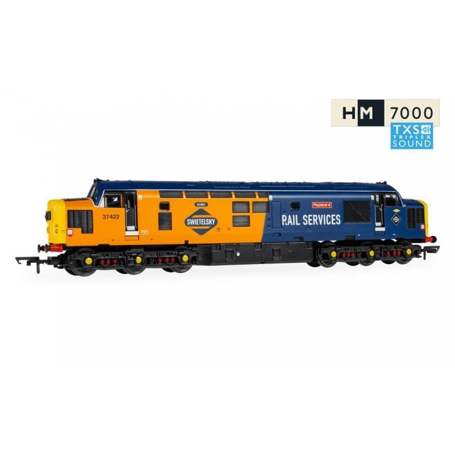 Hornby Railroad: BR Class 37 37422 'Pegasus' Swietelsky (Sound Fitted)