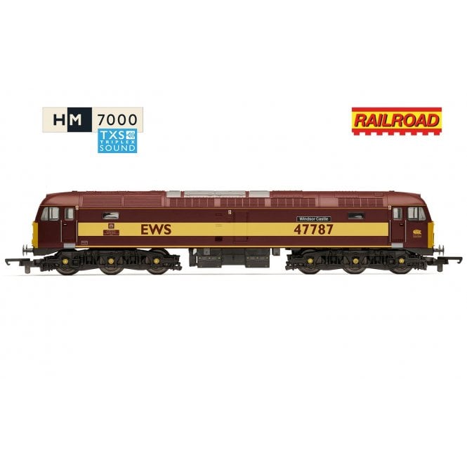 Hornby Railroad: BR Class 47 47787 'Windsor Castle' EWS (Sound Fitted)