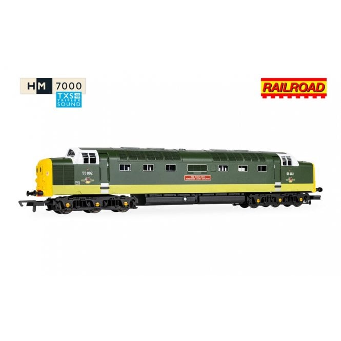 Hornby RailRoad: BR Class 55, 55002 'KOYLI' BR Green (Sound Fitted)
