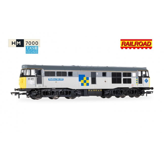 Hornby Railroad: Class 31 31271 'Stratford' Construction (Sound Fitted)