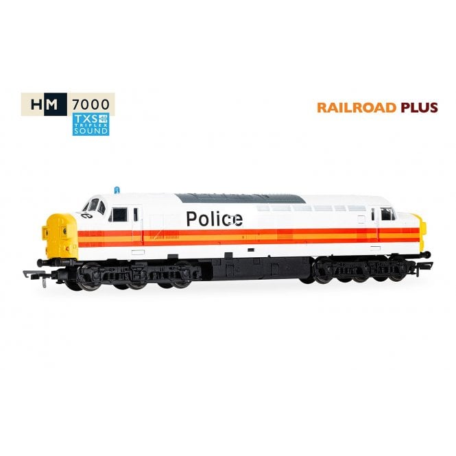Hornby Railroad: Class 37 093 PoliceAdvert (Sound Fitted)