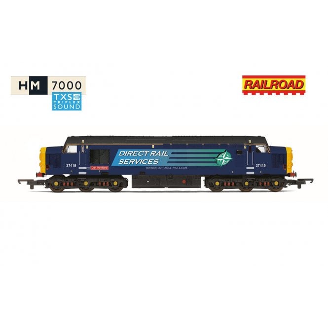 Hornby Railroad: Class 37 37419 'Carl Haviland' DRS Compass (SF)