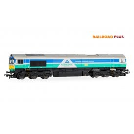 RailRoad Plus: Class 66 66711 Aggregates Industries 'Sence'