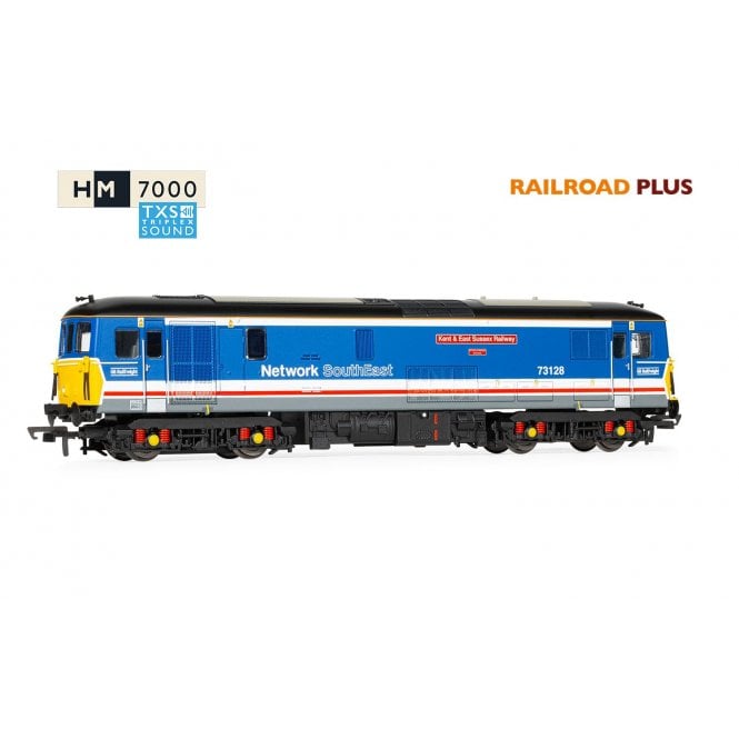Hornby RailRoad Plus: Class 73 73128 GBRf NSE (Sound Fitted)