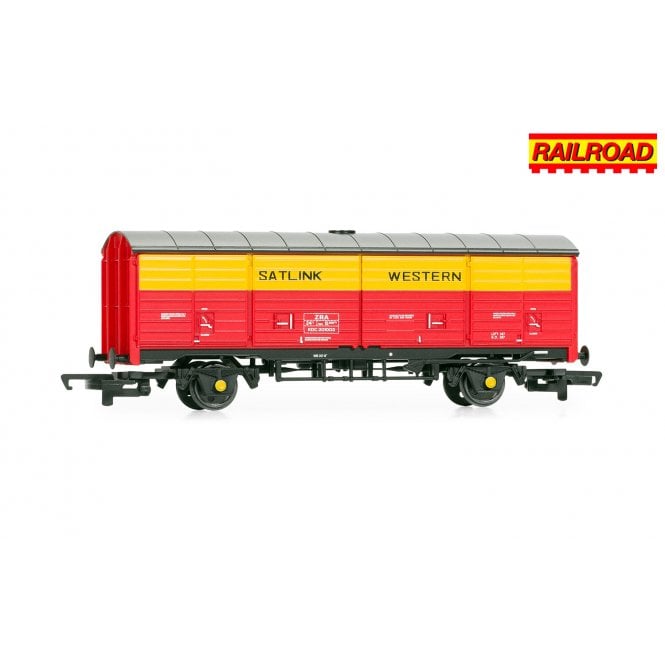 Hornby RailRoad Satlink Western, 45t ZRA Closed Van, KDC201003 - Era 8
