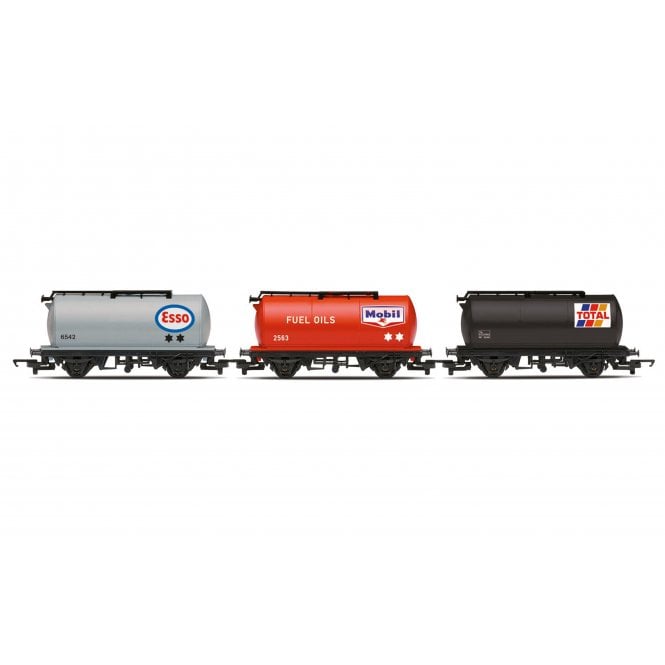 Hornby Railroad: TTA Tanker Esso, Mobil & Total Triple Pack
