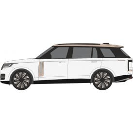 Range Rover L460 LWB SV Ice White & Corinthian Bronze (1:76)
