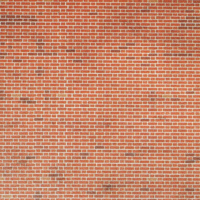 Metcalfe OO Red Brick - OO Scale