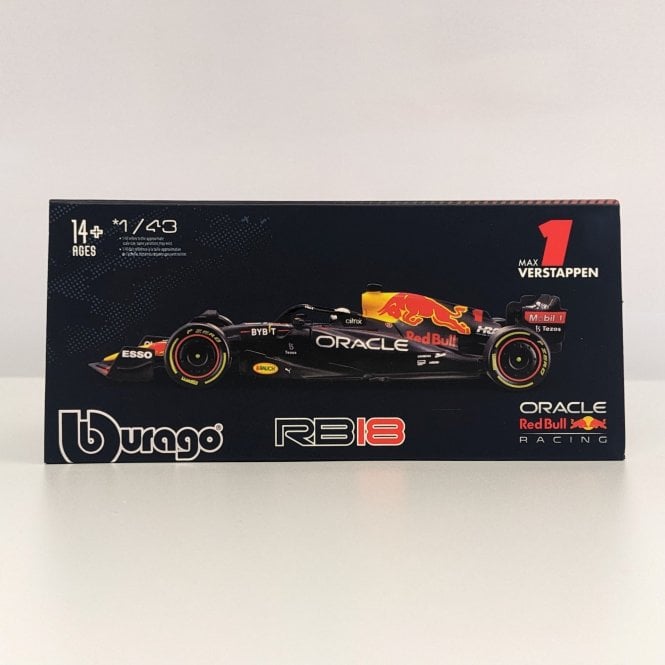 Bburago Red Bull Racing RB18 #1 Max Verstappen (with helmet) 2022 (1:43)