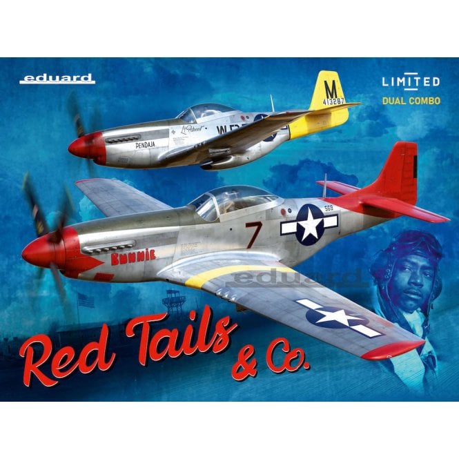 Eduard Red Tails & Co (Limited Edition P-51D Dual Combo) (1:48)