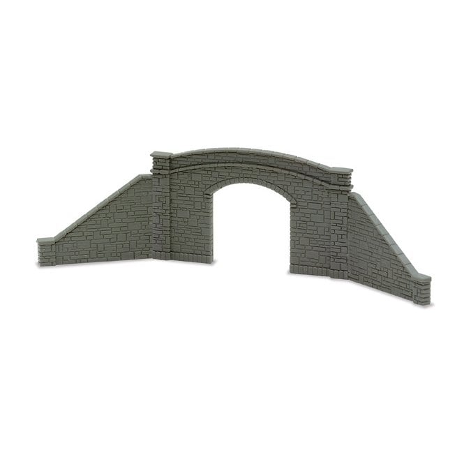 Peco Road Bridge Sides - stone type - single track