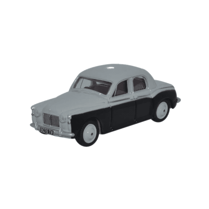 Oxford Diecast Rover P4 Smoke Grey/Black (1:76)