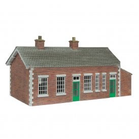 S&DJR Brick Station Green and Cream (OO)