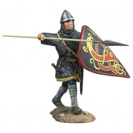W.Britain Saxon Defending with Spear & Kite Shield (1:30)