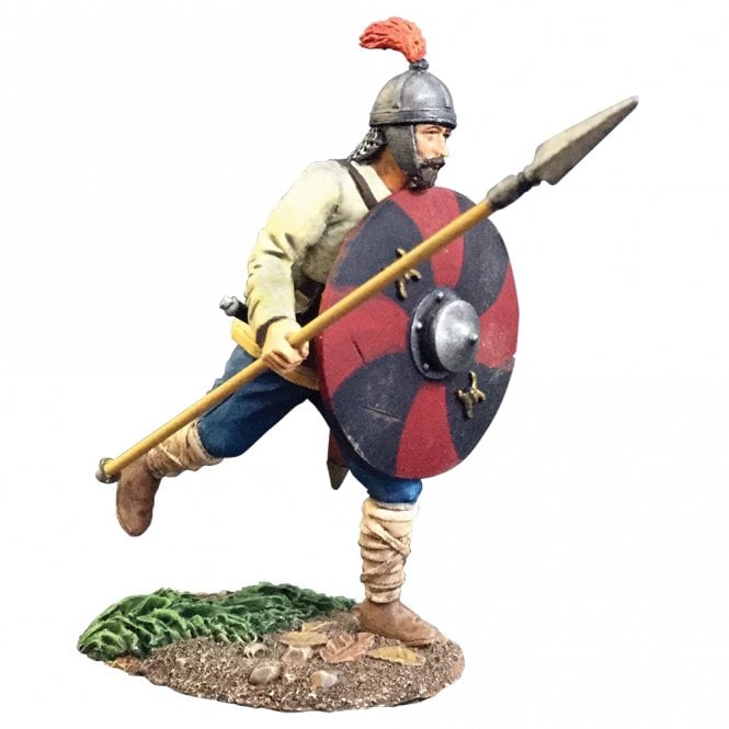 W.Britain Saxon Warrior Running with spear No.1 (Osgar)