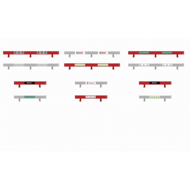 Scalextric Crash Barriers With Stickers